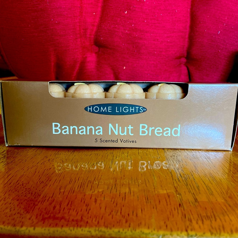 Home Lights Banana Nut Candles Pack Of 5 Ab1679176